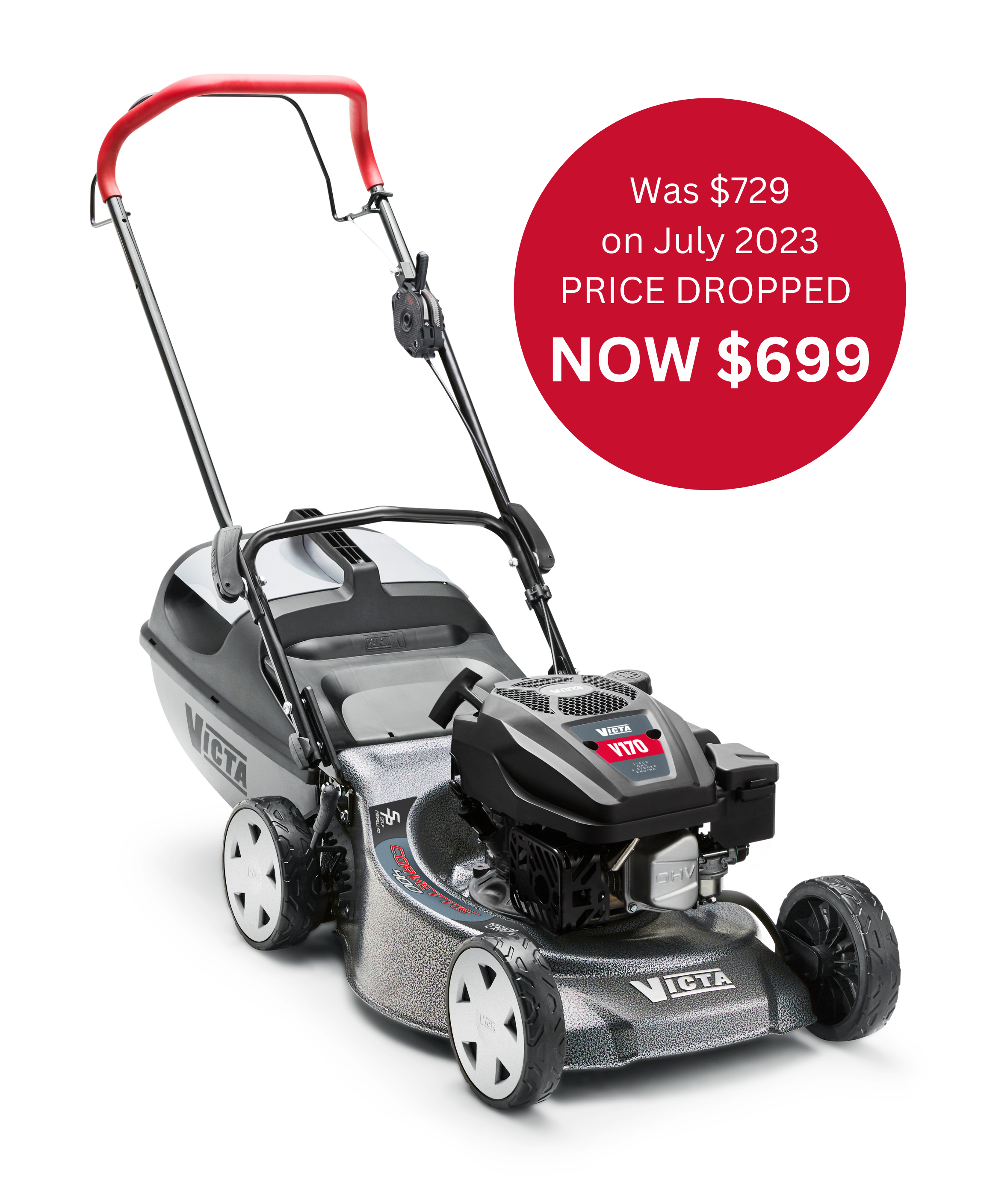 Victa corvette 400 self best sale propelled petrol lawn mower